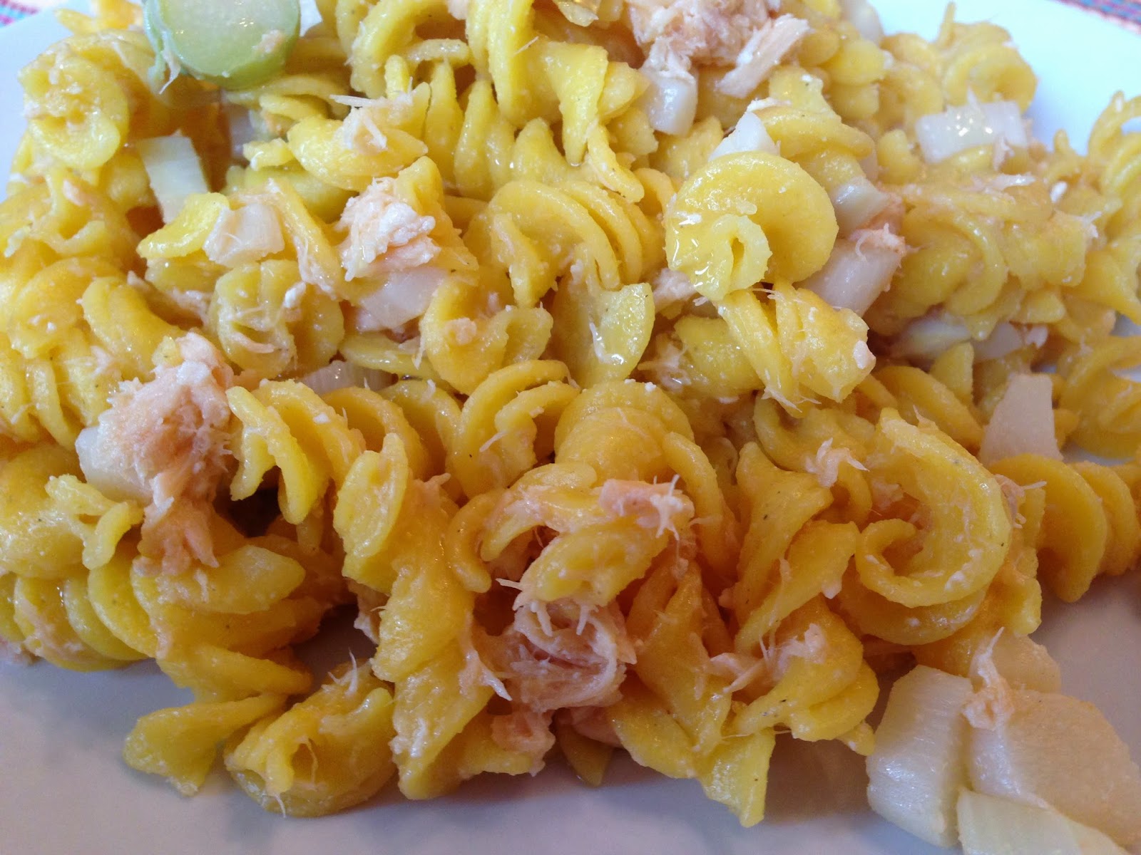 Con e senza bimby, fusilli di mais con salmone ed asparagi
