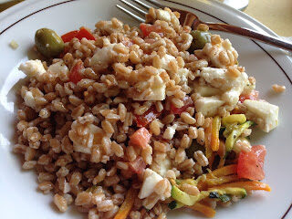 Con e senza bimby, insalata di farro estiva