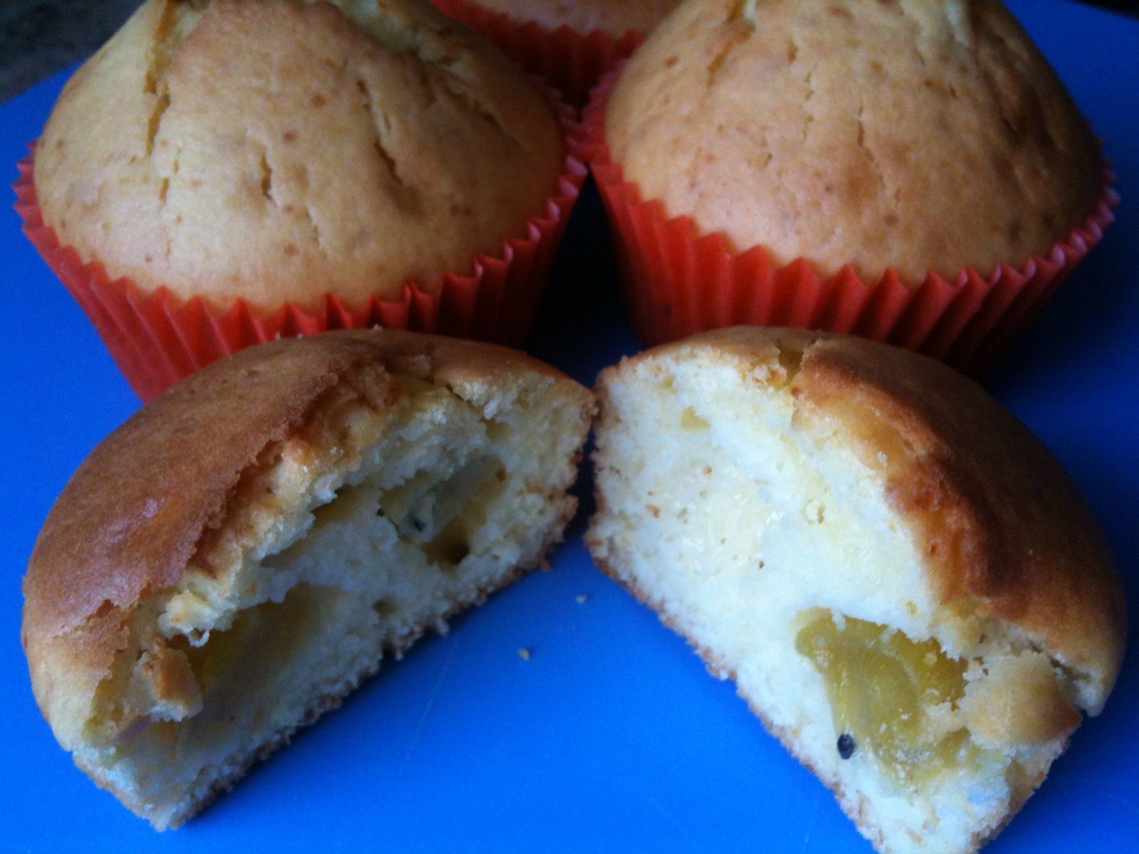 Con e senza bimby, muffin ai vasetti con yogurt e kiwi