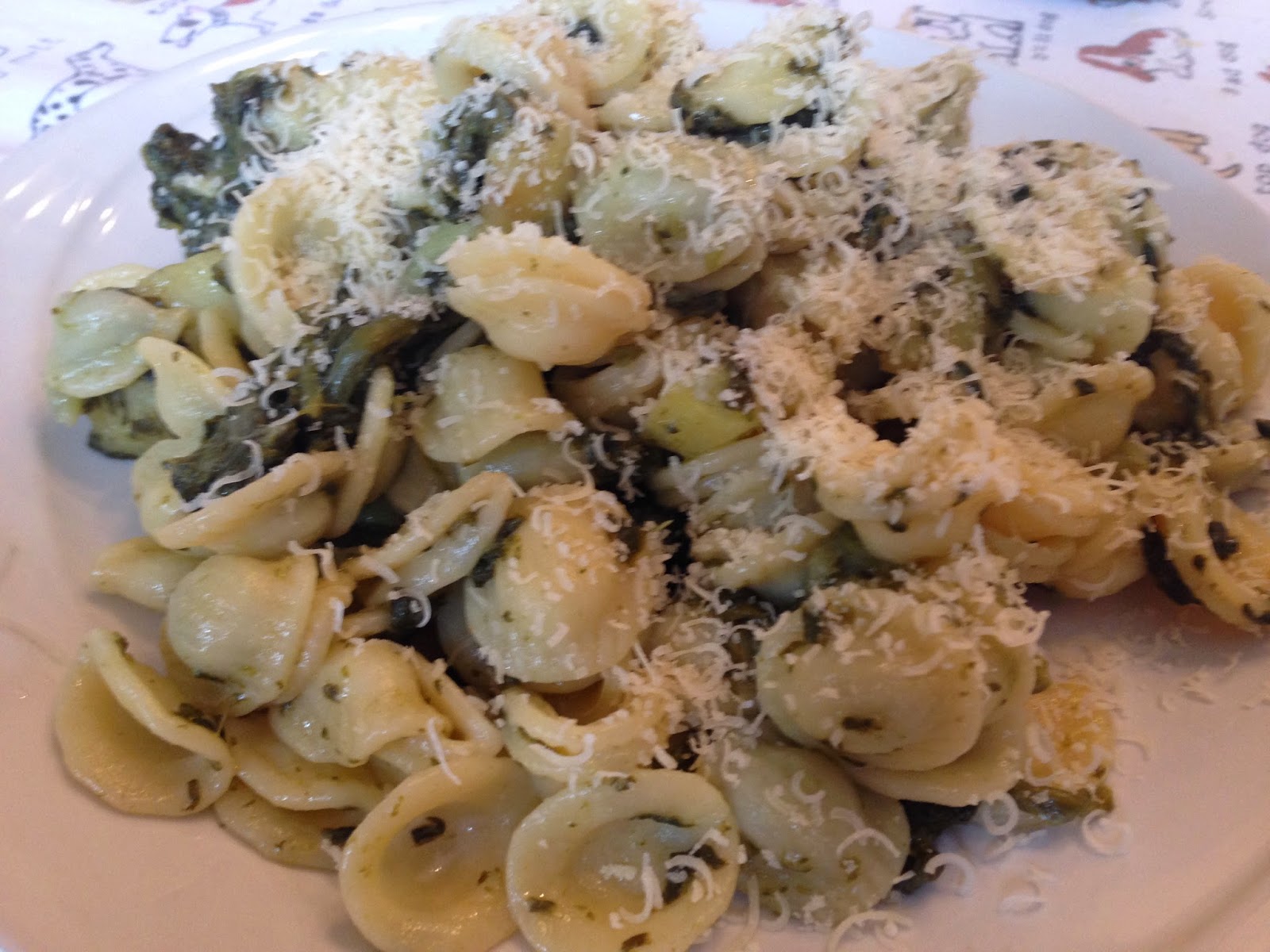 Con e senza bimby, orecchiette con spinaci e broccoli