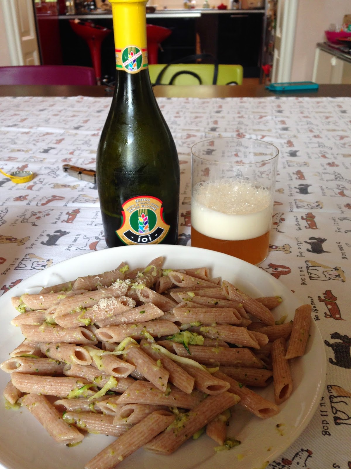 Con e senza bimby, penne rigate con zucchine e broccoli