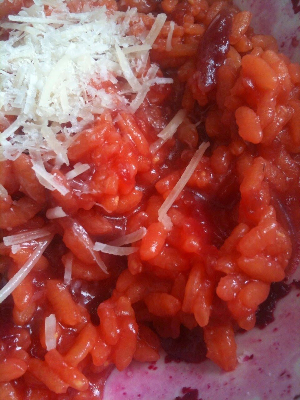 Con e senza bimby, risotto alle barbabietole