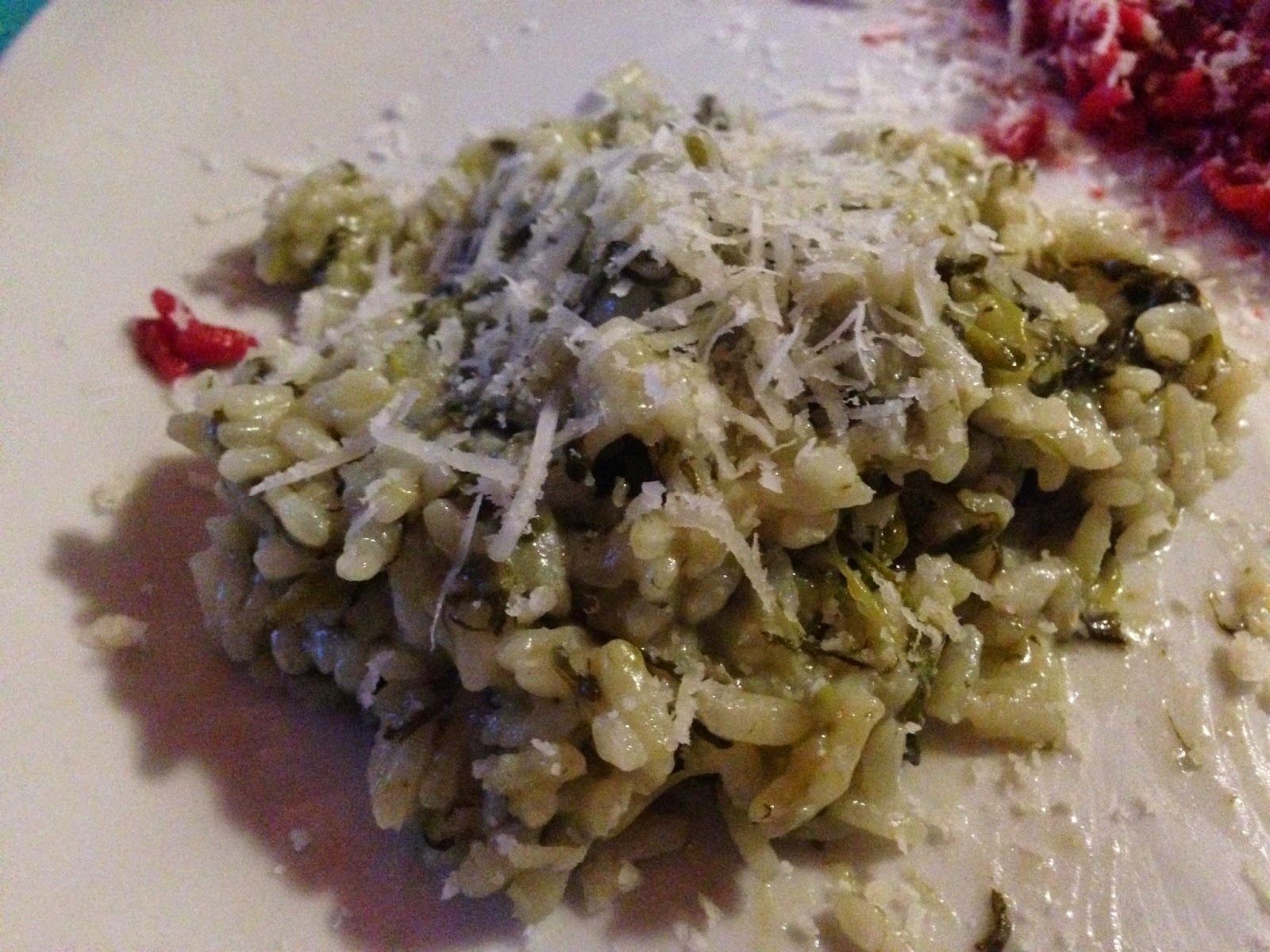 Con e senza bimby, risotto con lo sclopit o silene
