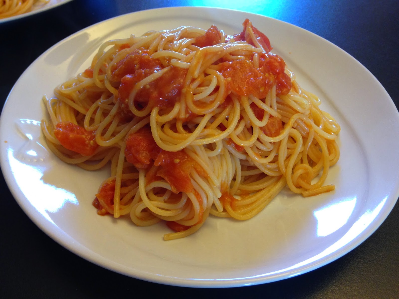 Con e senza bimby, spaghetti ai pomodorini