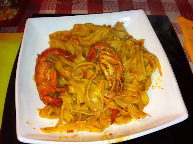 Con e senza bimby, tagliatelle con i gamberi della luisiana
