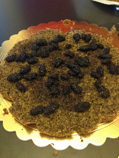 Con e senza bimby, torta di grano saraceno con confettura di morici o more di gelso