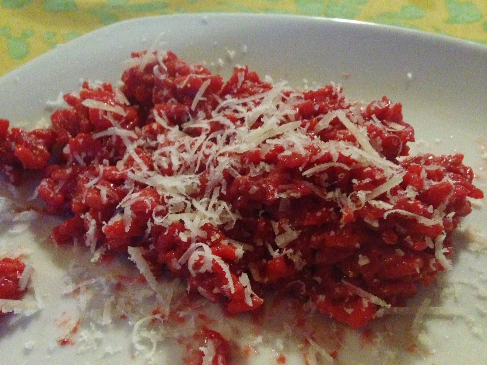 Con e senza il bimby, risotto alle barbabietole rosse