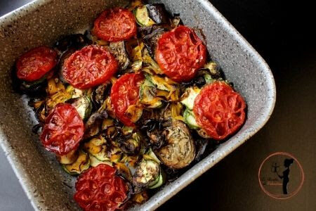Con le ultime verdure dell’orto estivo, ho preparato una ratatouille in friggitrice ad aria
