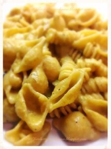 Conchiglie alla crema di peperoni