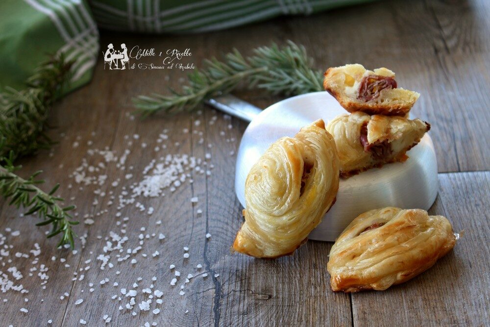 Conchiglie di sfoglia salate