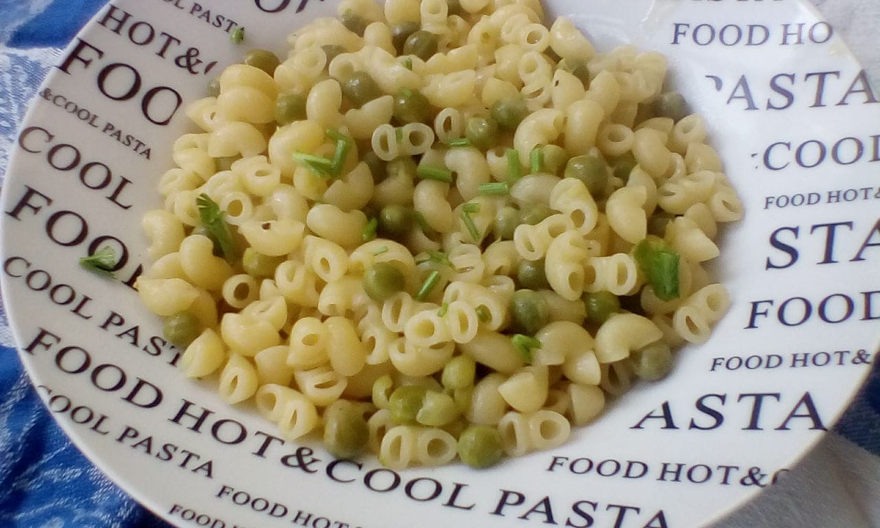 Conchiglie e piselli