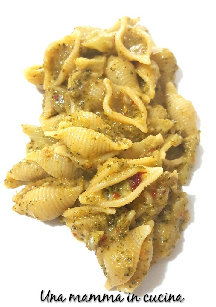 Conchiglie risottate con broccoletto e nduja