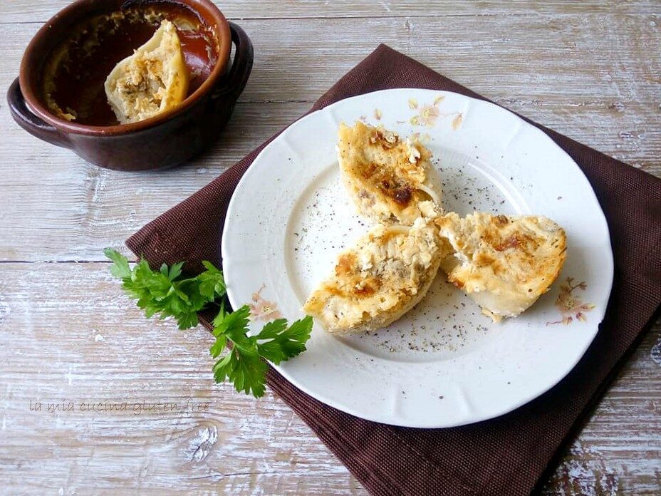 Conchiglioni ripieni di patate e porcini