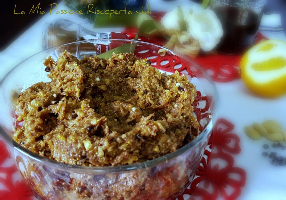 Condimento fichi secchi per biscotti siciliani