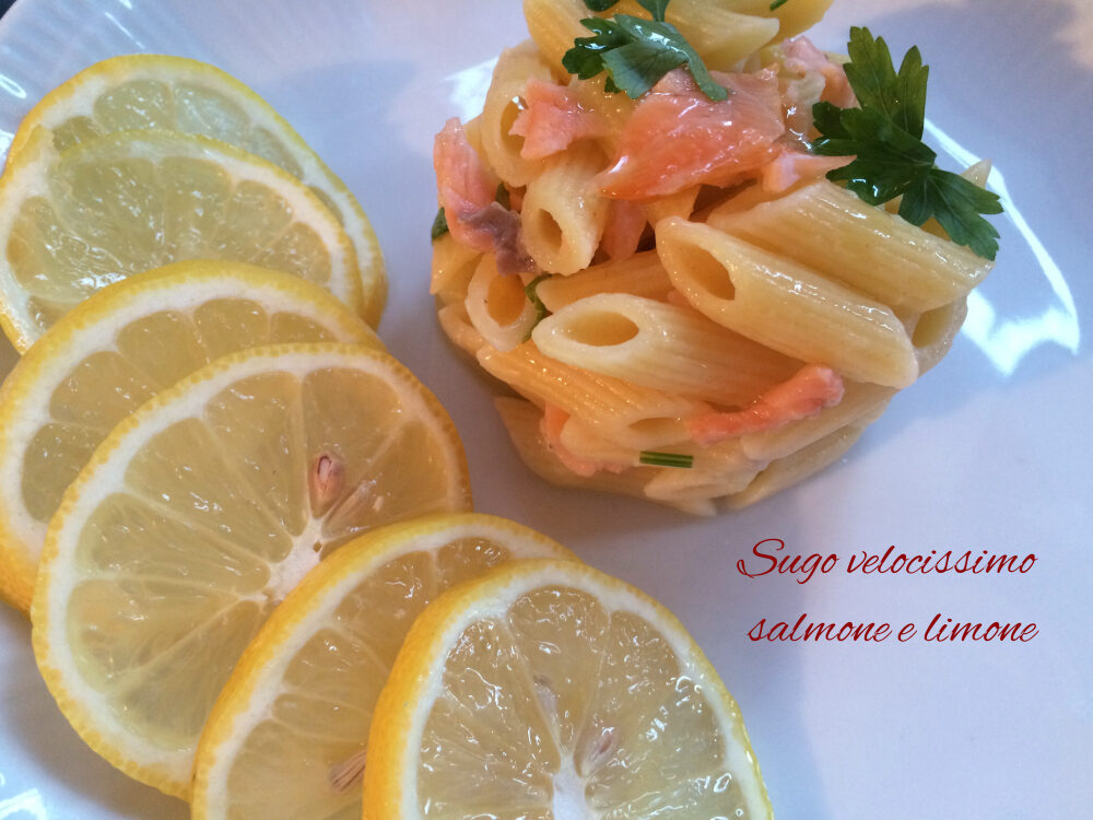 Condimento velocissimo salmone e limone