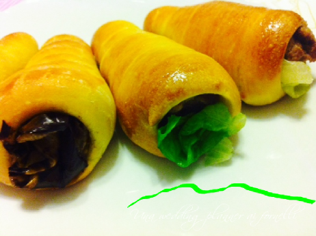 Conetti di pasta brioche