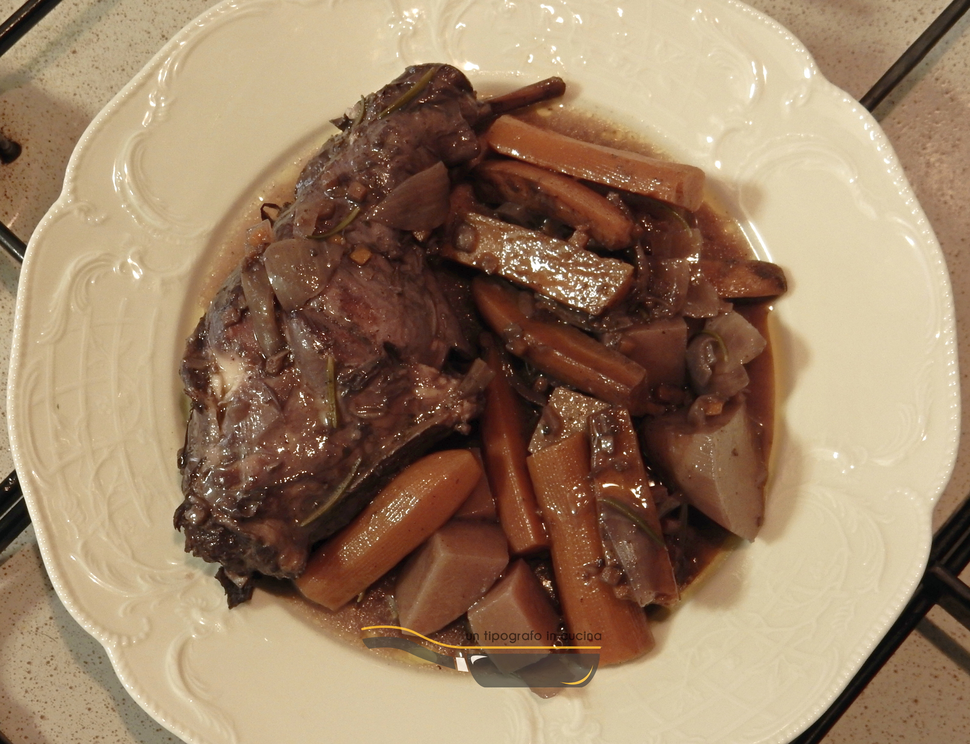 Coniglio al roero d’alba e verdure…