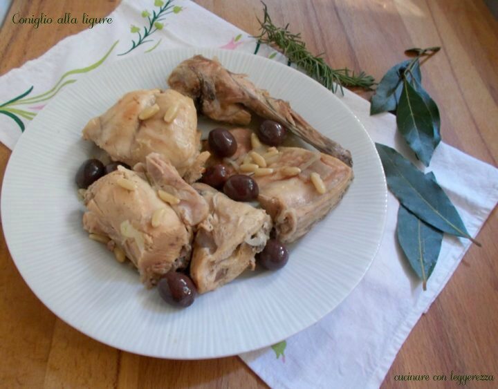 Coniglio alla ligure
