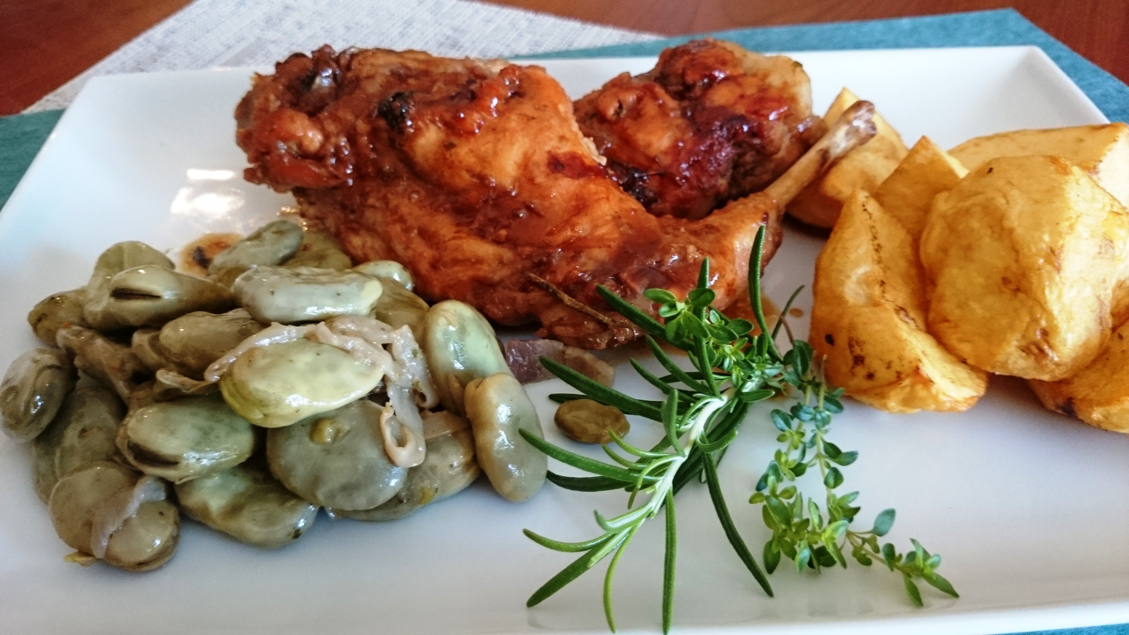 Coniglio alle erbe aromatiche