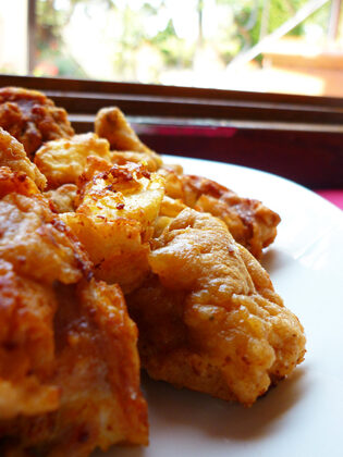Coniglio fritto in pastella