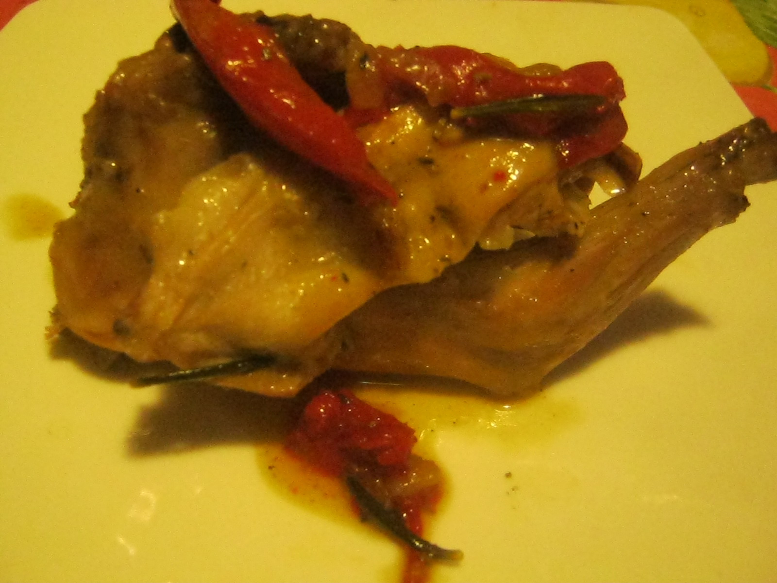 Coniglio in bianco