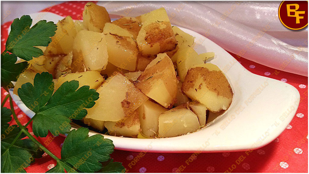 Contorno di patate con salsa di soia