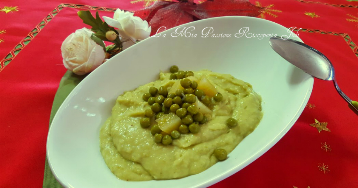 Contorno piselli e patate