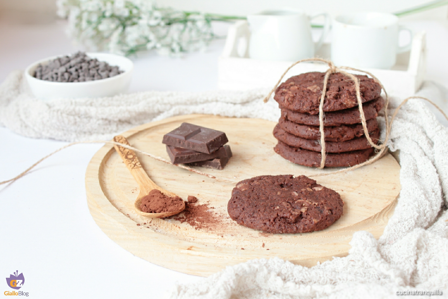 Cookies al triplo cioccolato