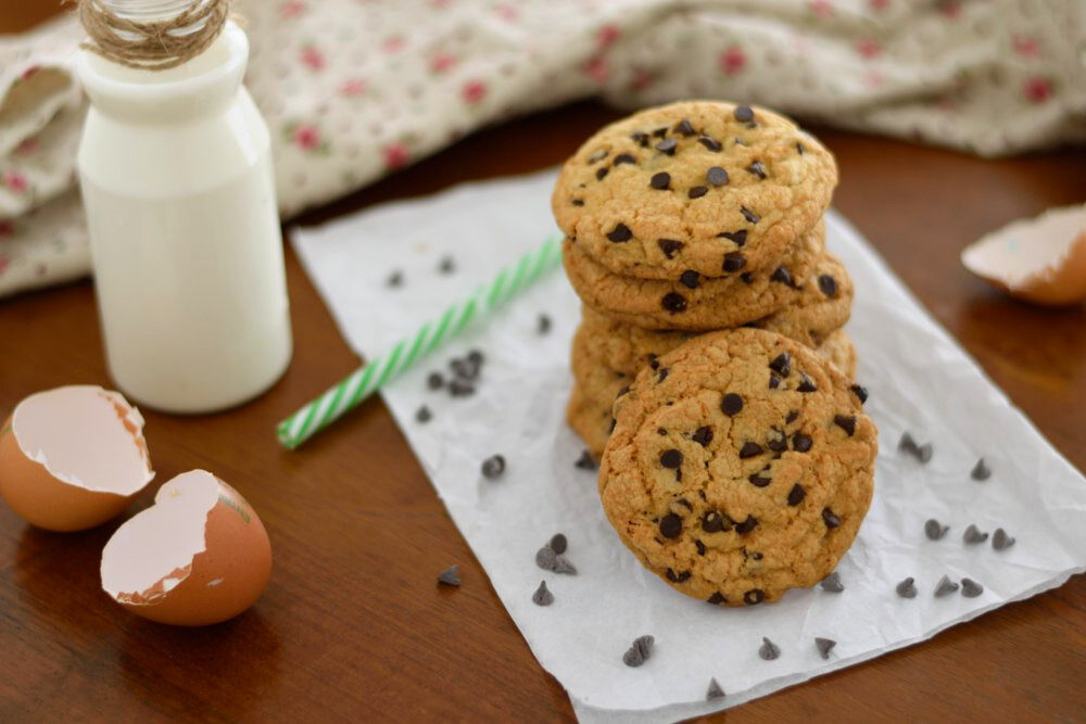 Cookies americani – biscotti con gocce di cioccolato