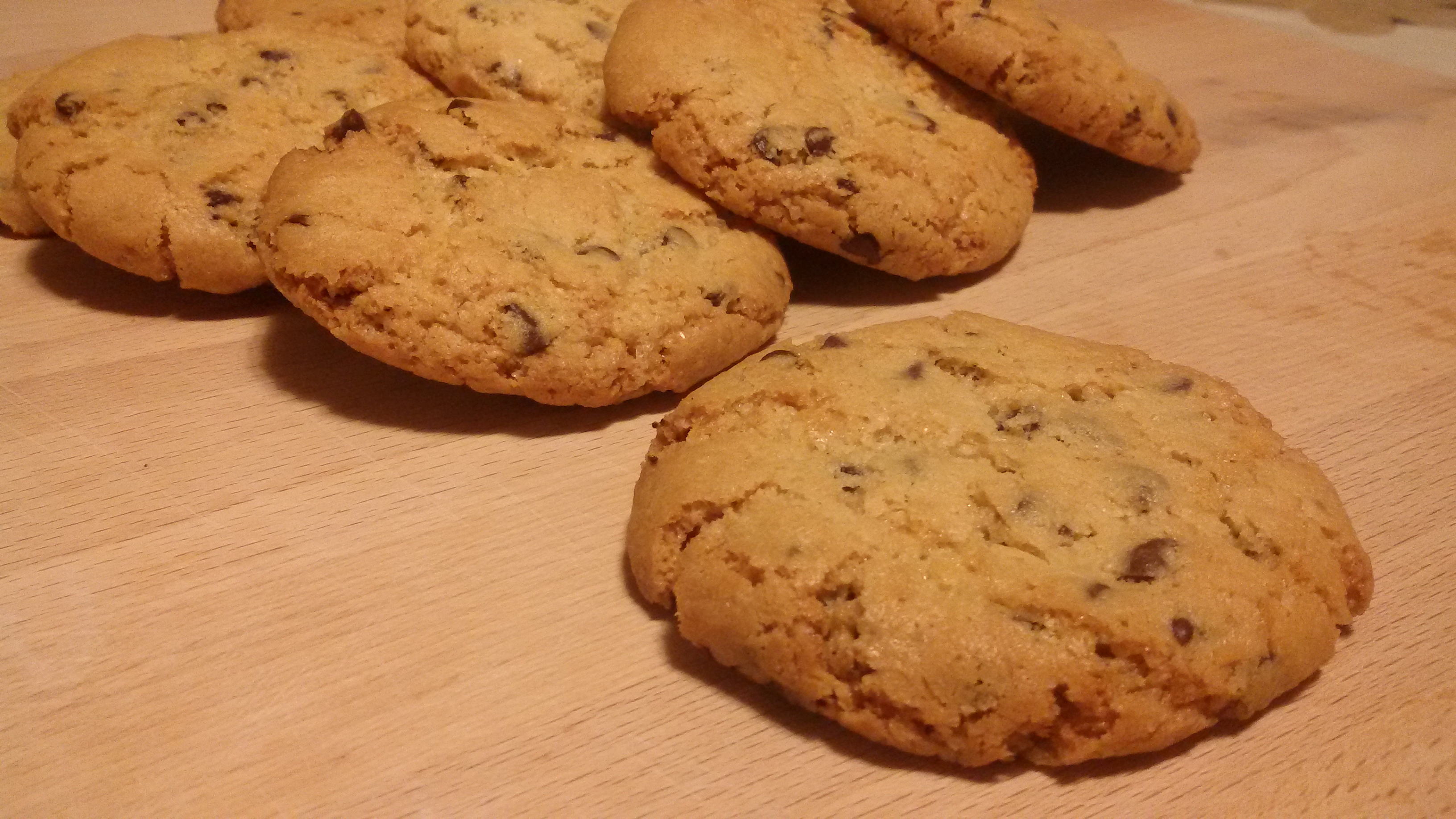 Cookies con gocce di cioccolato