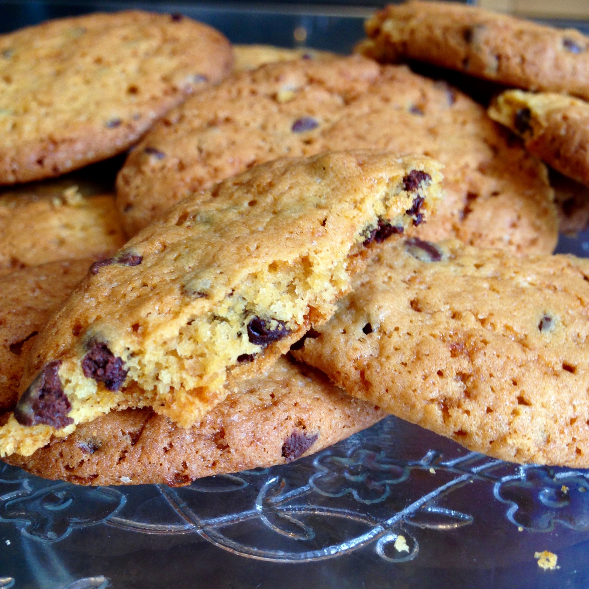 Cookies con gocce di cioccolato