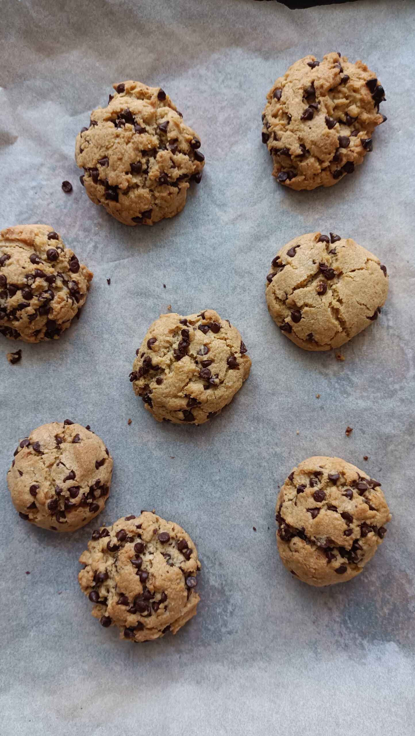 Cookies con gocce di cioccolato