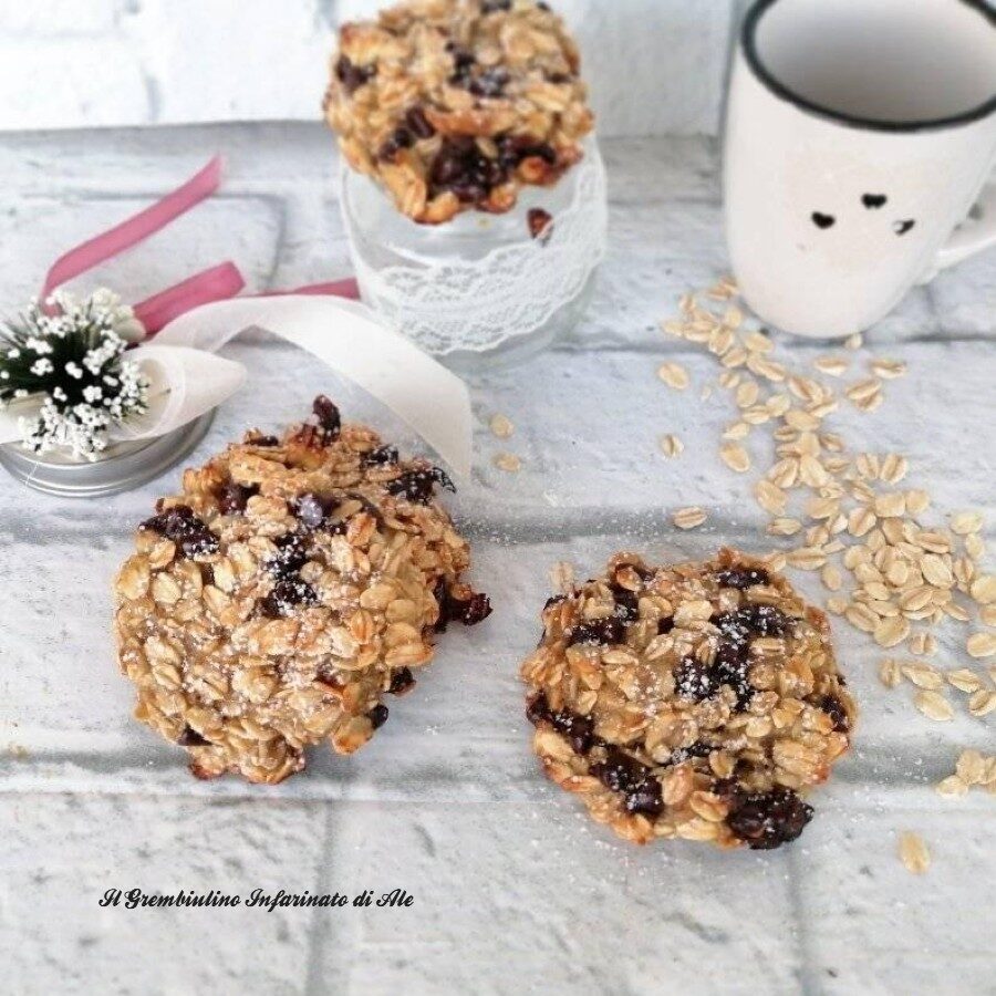 Cookies fit ai fiocchi di avena