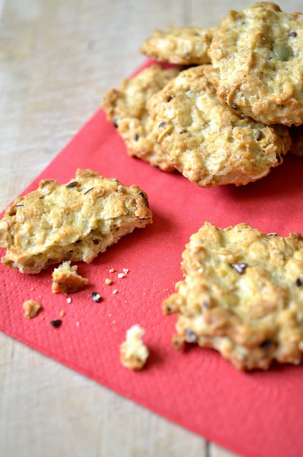 Cookies (salati) ai fiocchi d’avena