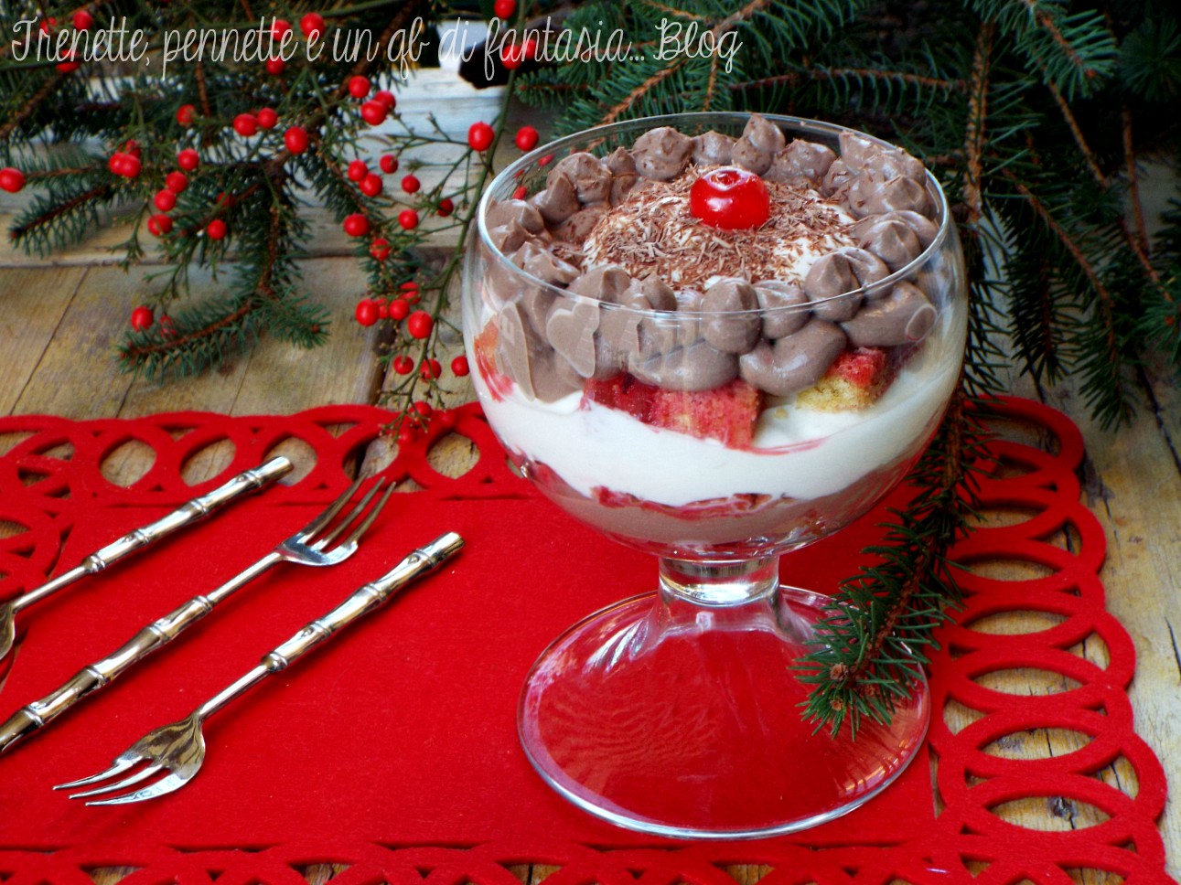 Coppa golosa alle due creme