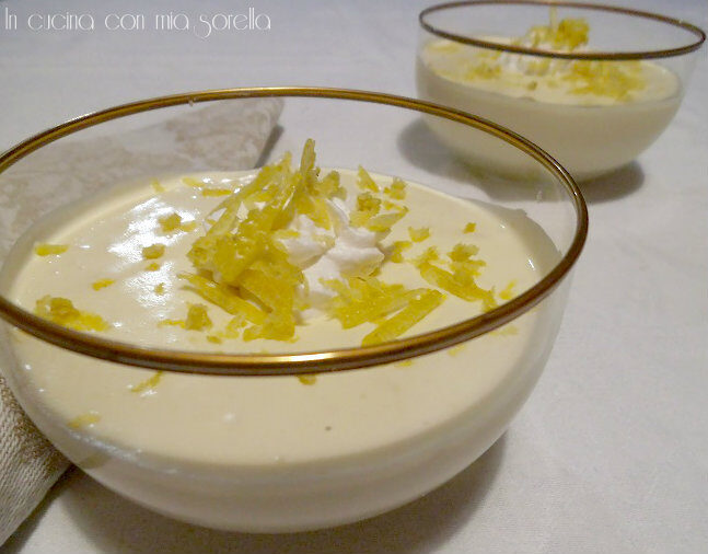 Coppe al profumo di limoncello