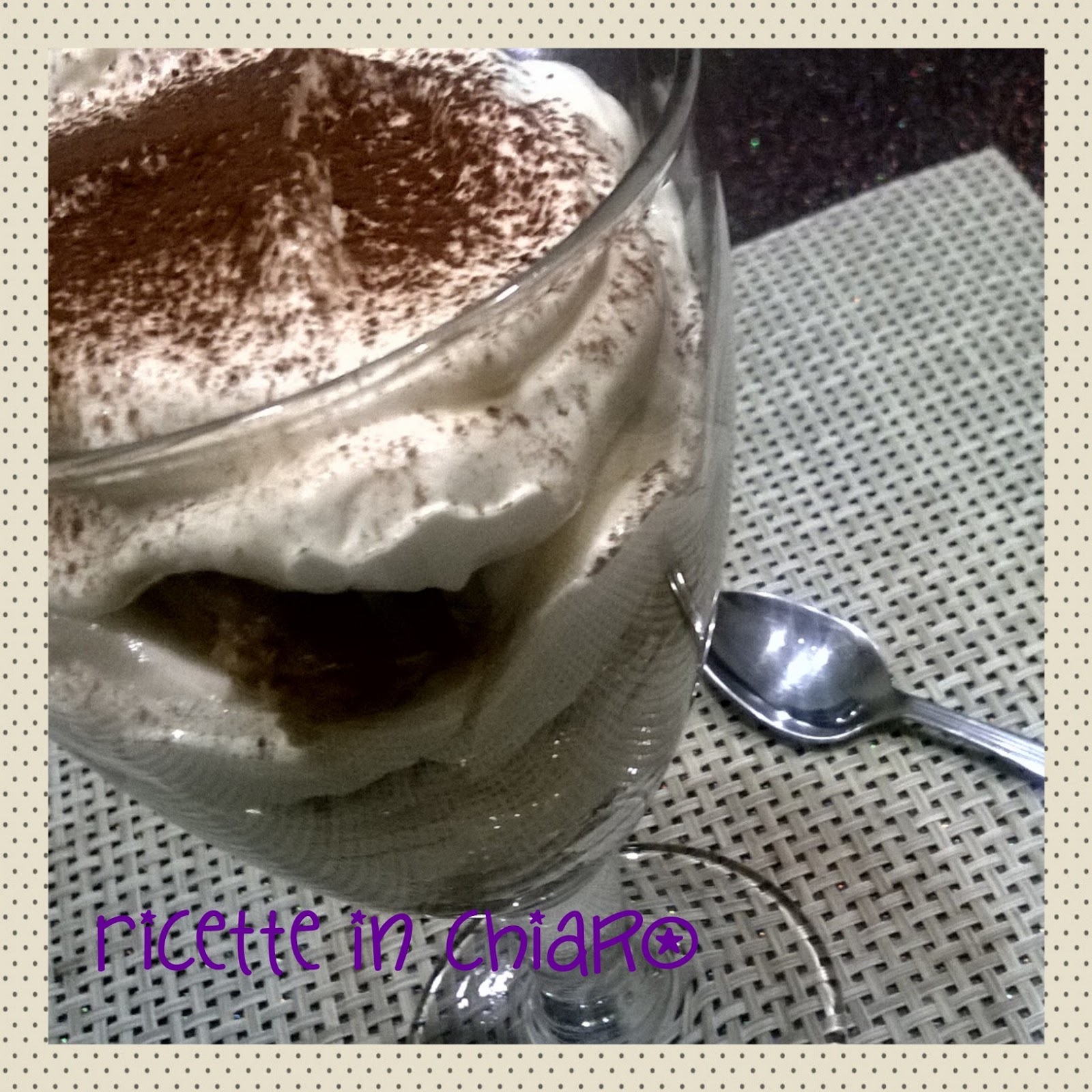 Coppe con crema di tiramisù