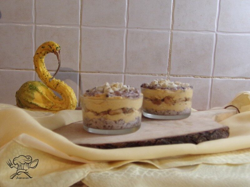 Coppe zucca e mascarpone