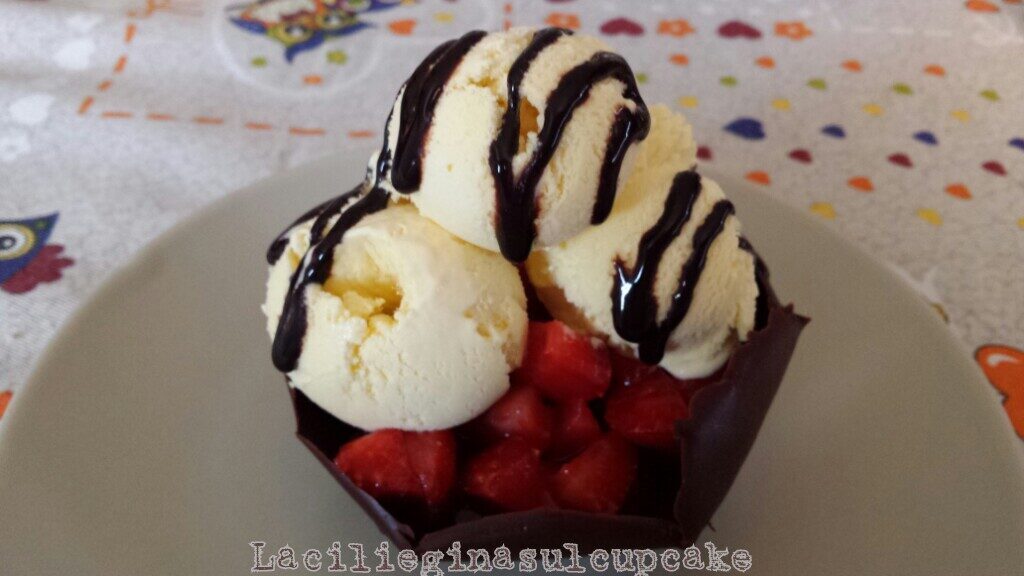 Coppette di cioccolato