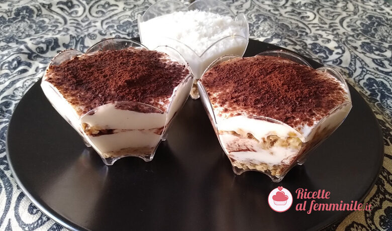 Coppette di crema alla ricotta senza uova