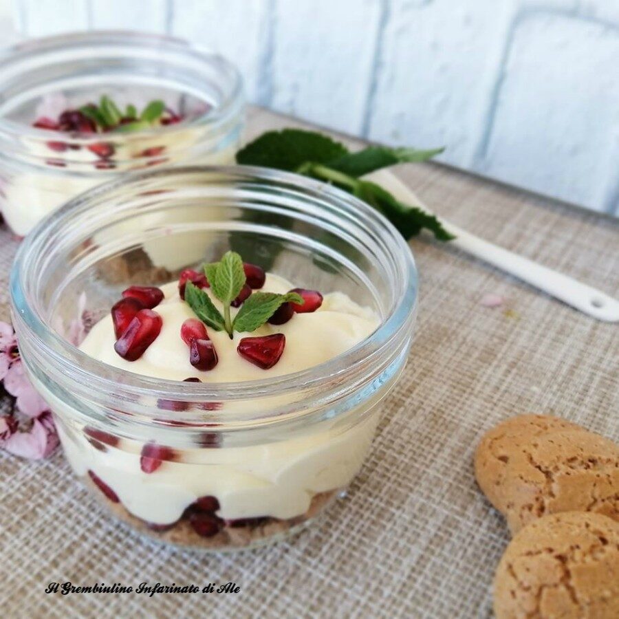 Coppette di crema chantilly alla ricotta