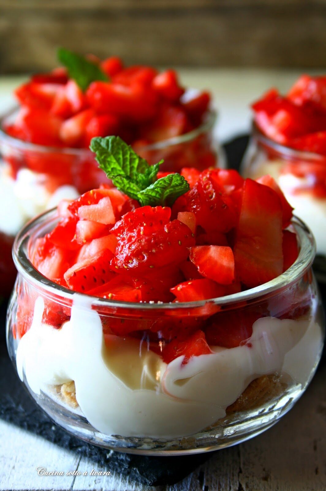 Coppette fragola mascarpone