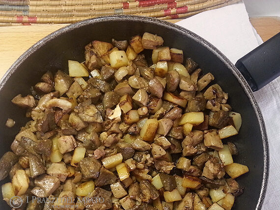 Coratella con patate