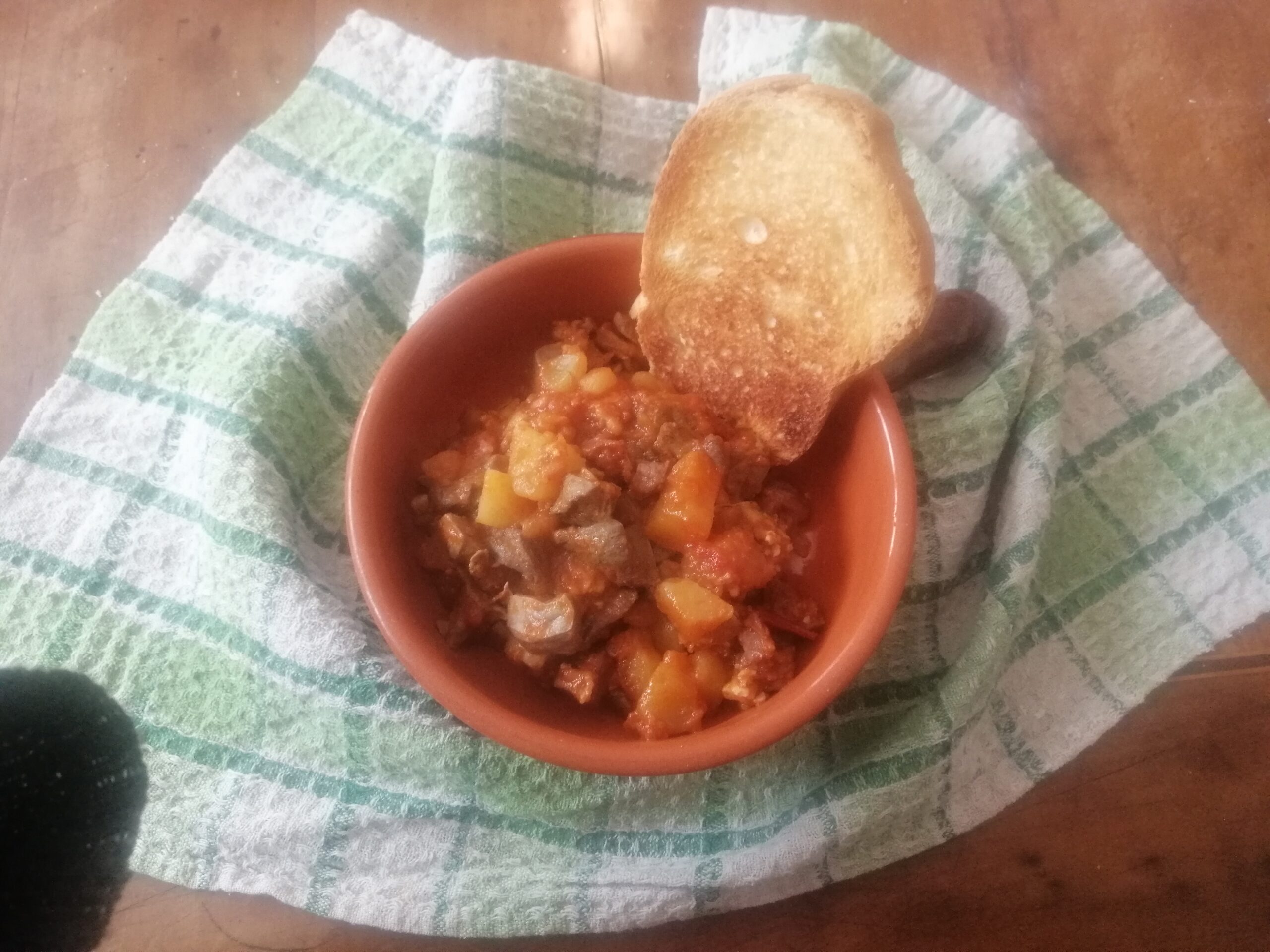 Coratella in umido con patate