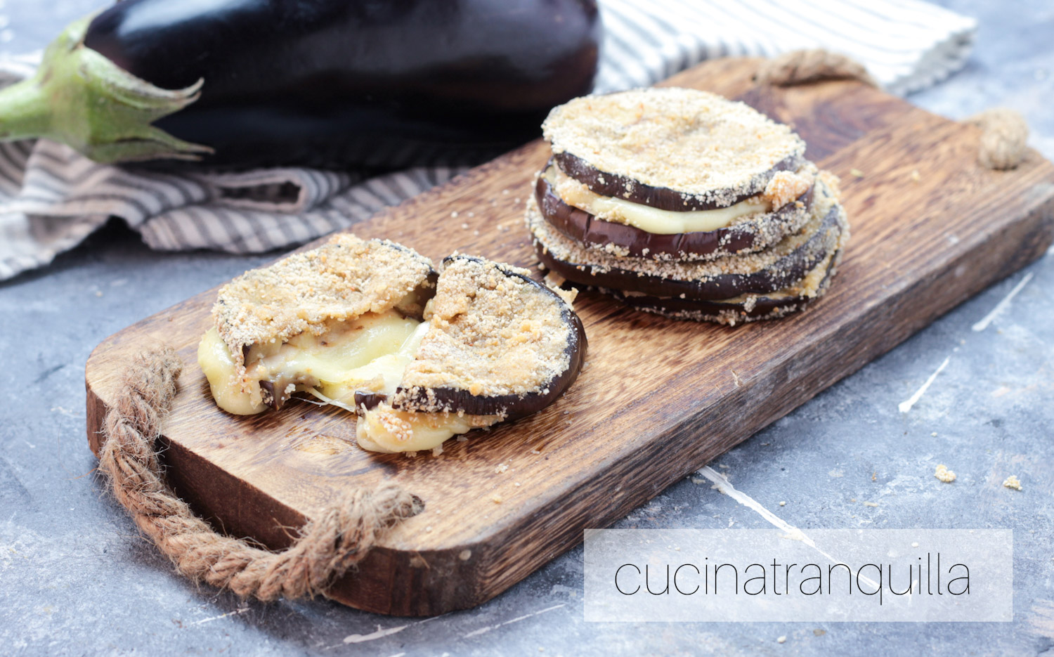 Cordon bleu di melanzane filanti