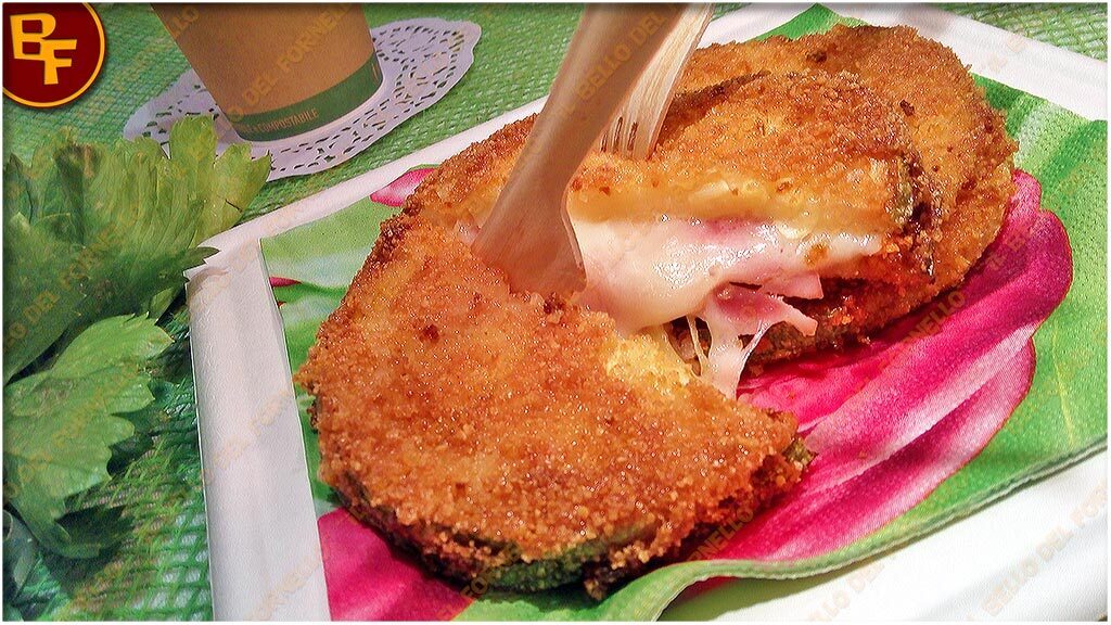Cordon bleu di zucchina filanti