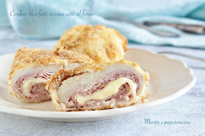 Cordon bleu fatti in casa cotti al forno