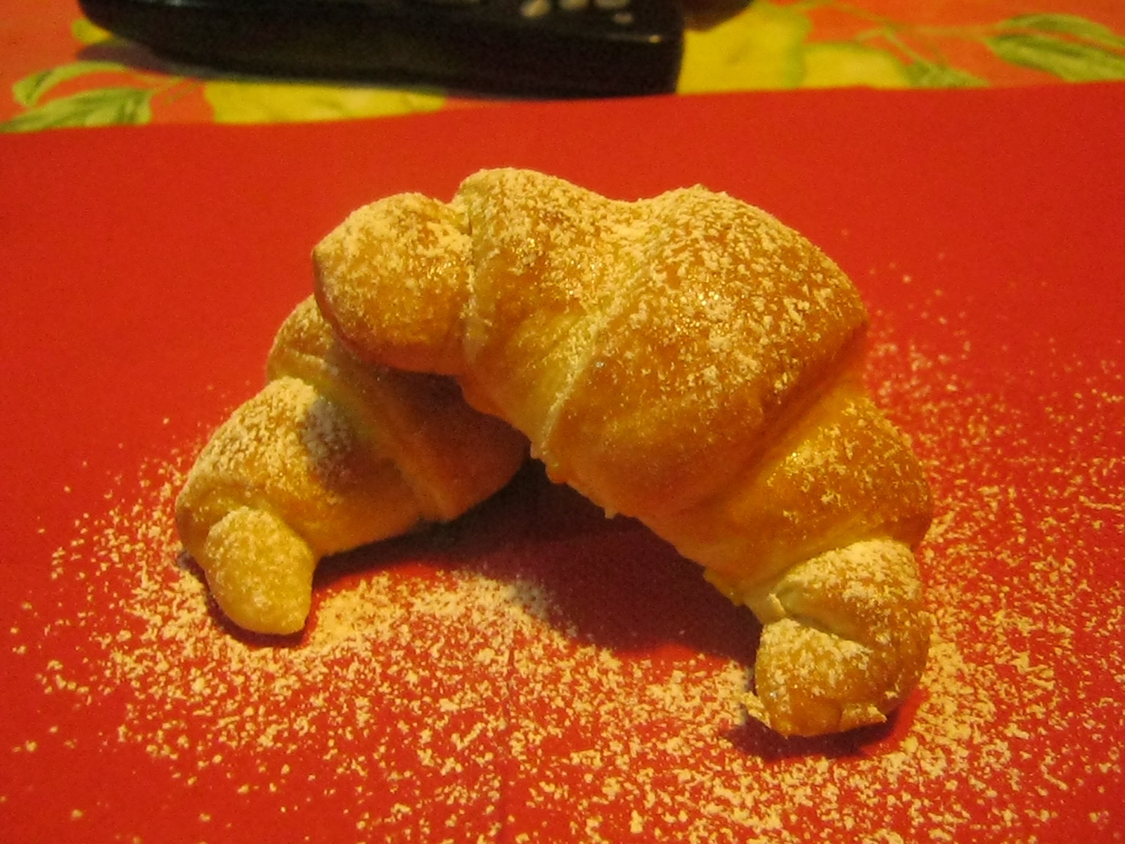 Cornetti di brioche dolci