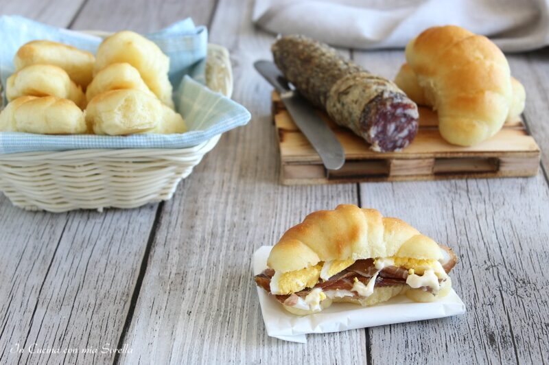 Cornetti salati da buffet sofficissimi