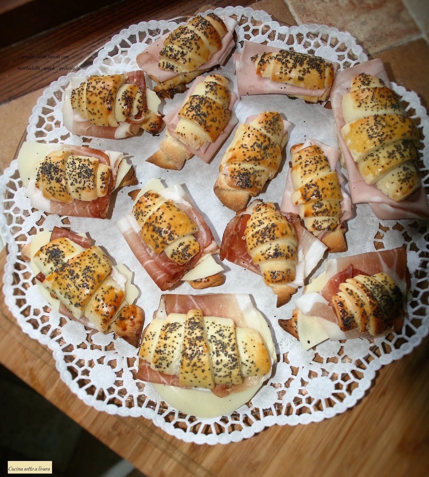 Cornetti salati veloci